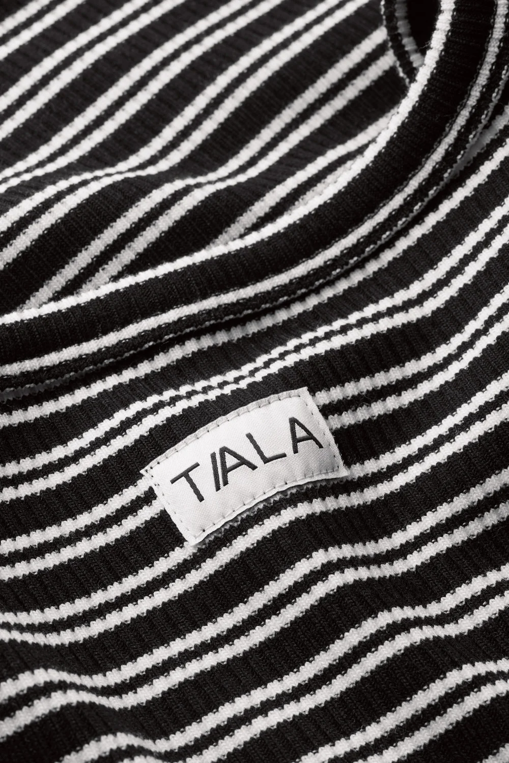Stripe Knit Vest - Black / White - Image 6