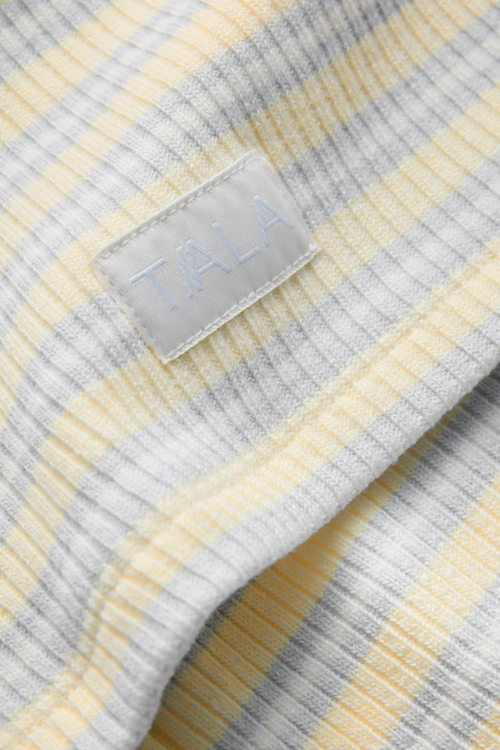 Stripe Knit Vest - Lemon Yellow - Image 5