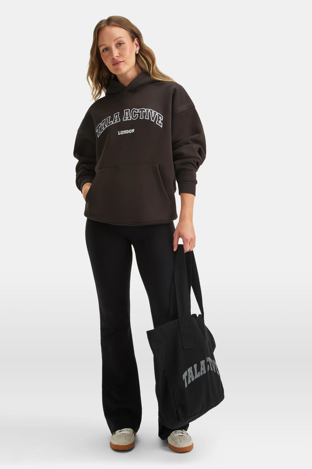 TALA Active Applique Hoodie - Americano - Image 2