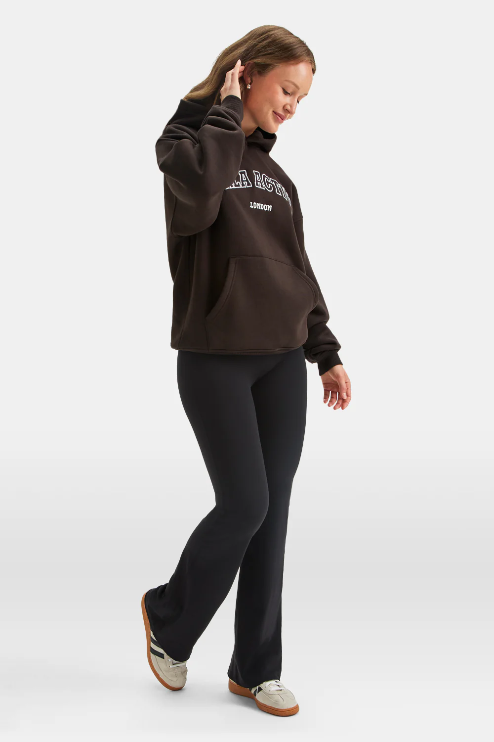 TALA Active Applique Hoodie - Americano - Image 3