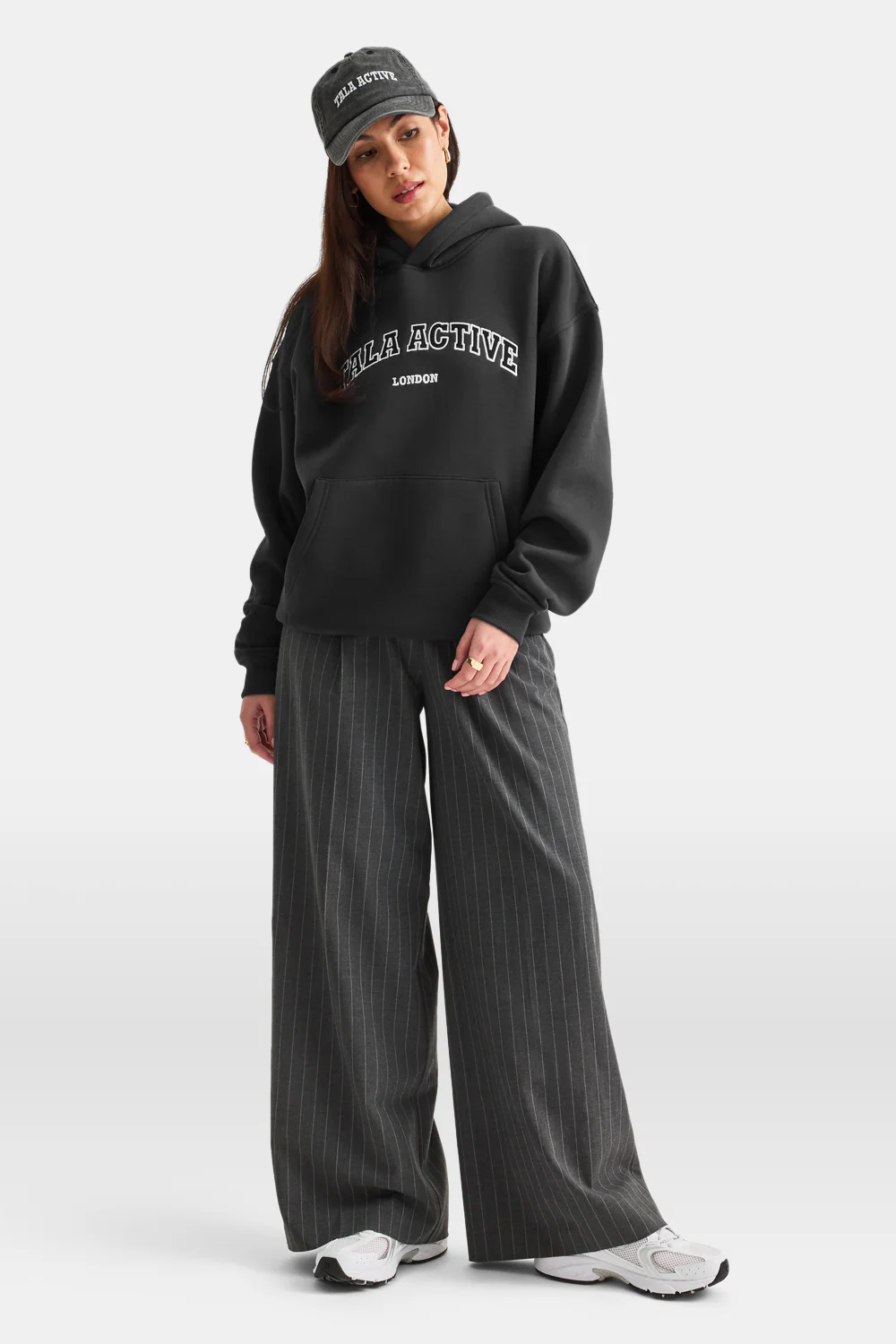TALA Active Applique Hoodie - Vintage Black - Image 3