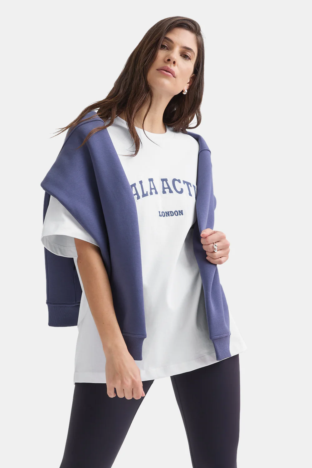 TALA Active Applique Tee - White - Image 4