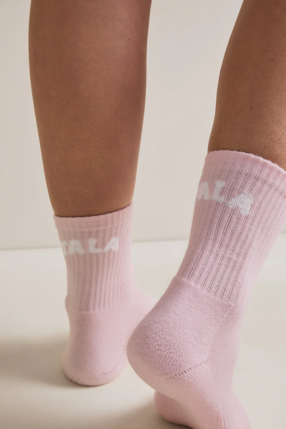TALA Crew Logo Socks - Ballet Pink - Image 2