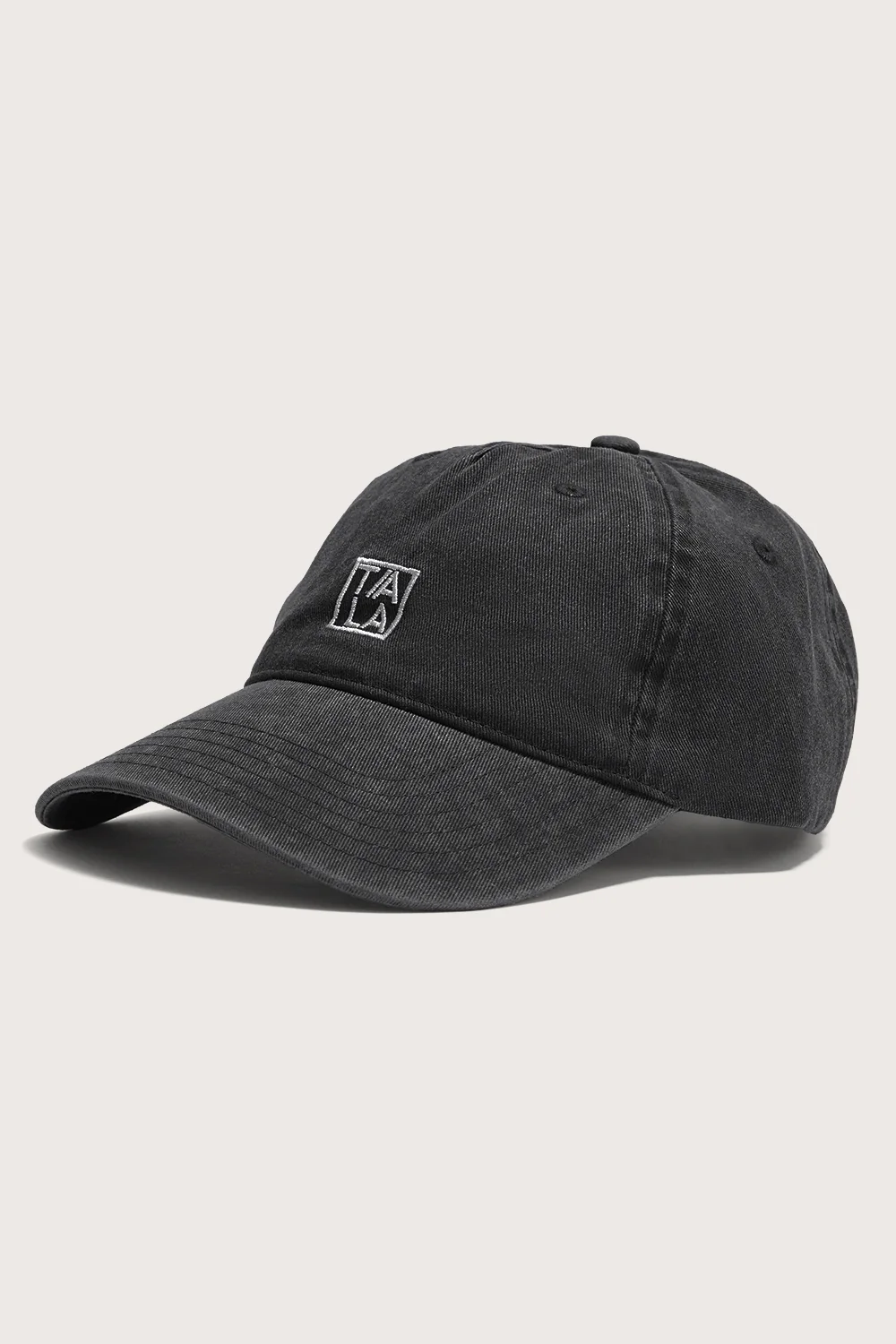 Tala Logo Embroidered Cap - Washed Black - Image 2