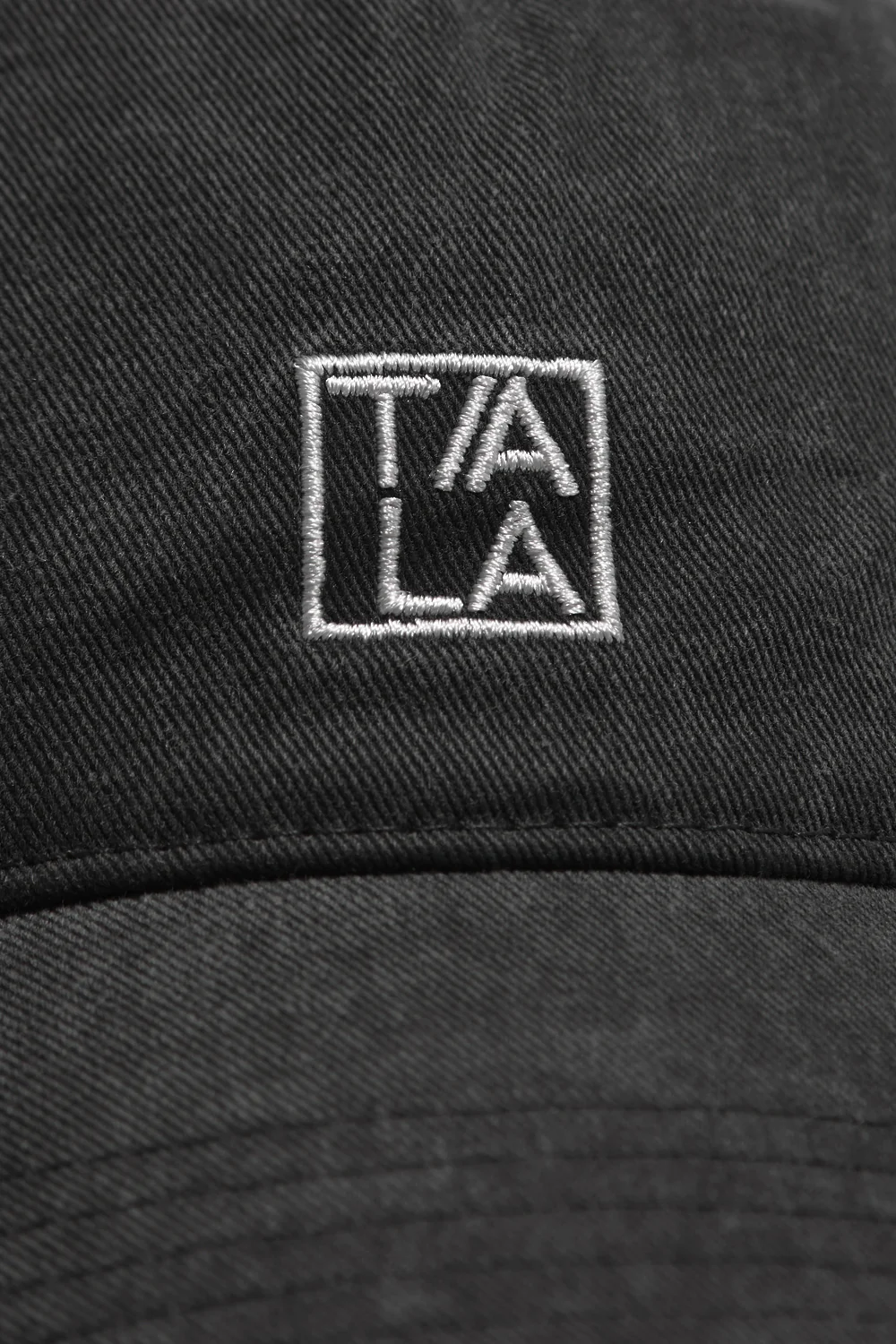 Tala Logo Embroidered Cap - Washed Black - Image 3