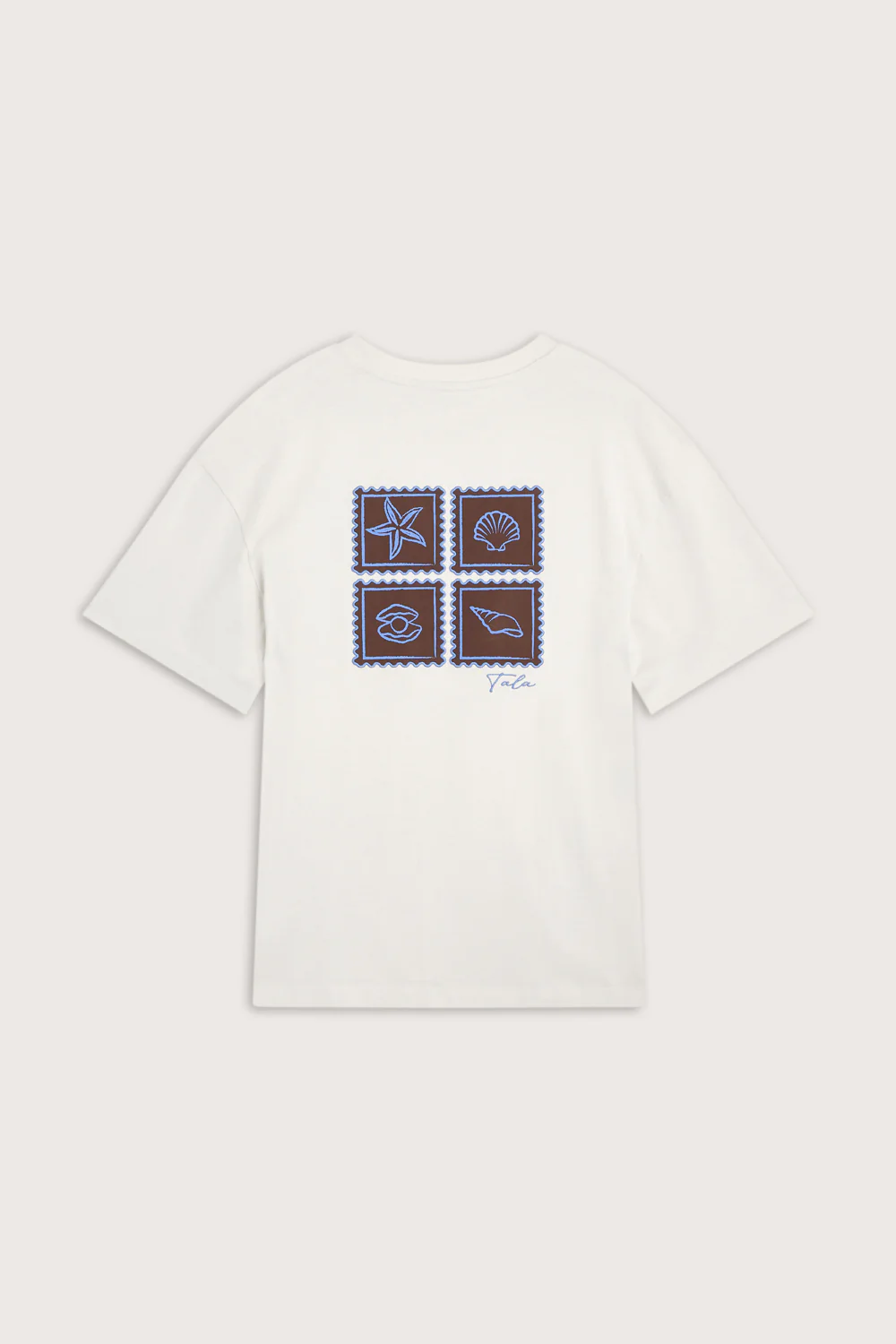 TALA Postcard Graphic Tee - Ivory - Image 7