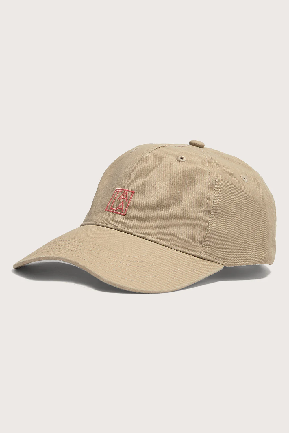 TALA Square Embroidered Logo Cap - Truffle - Image 2