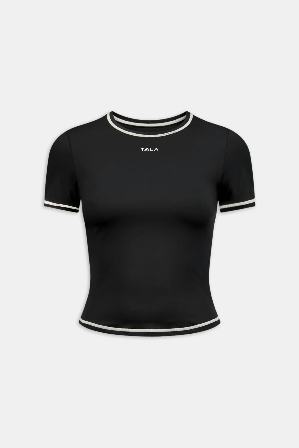 UltraLite Contrast Stitch Active T-Shirt - Black - Image 2