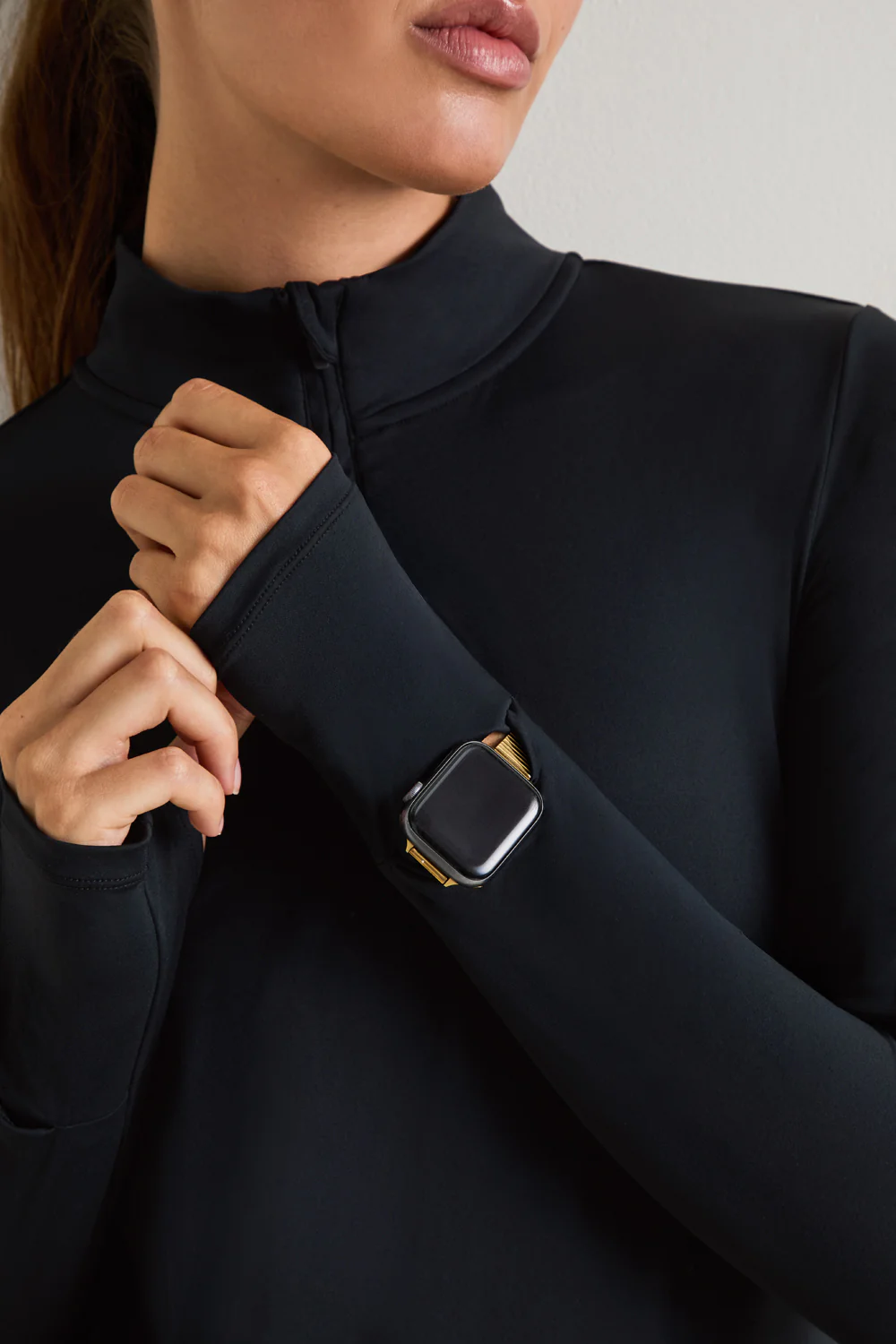 UltraLite Quarter Zip Jacket - Black - Image 3