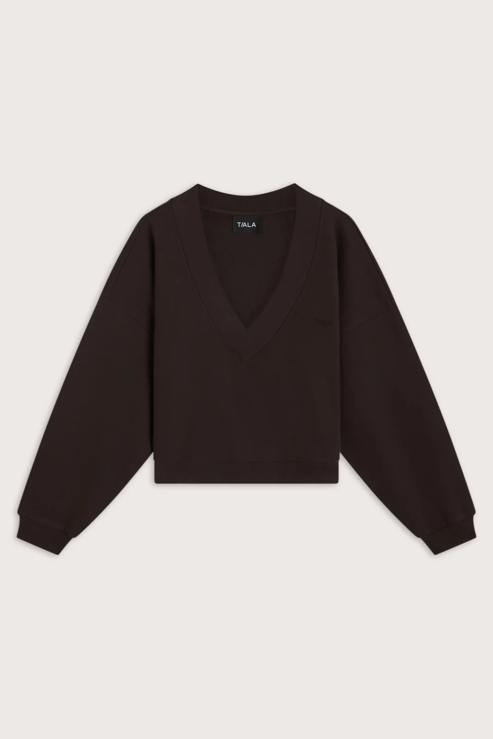 V-Neck Sweatshirt - Americano - Image 2