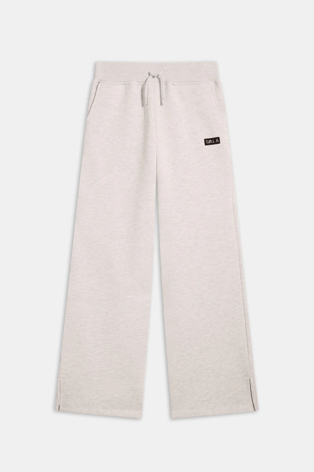 Wide Leg Jogger - Oat Marl - Image 2