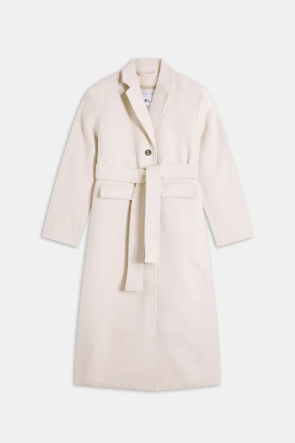 Wool Blend Oversized Overcoat - Oat Marl - Image 2