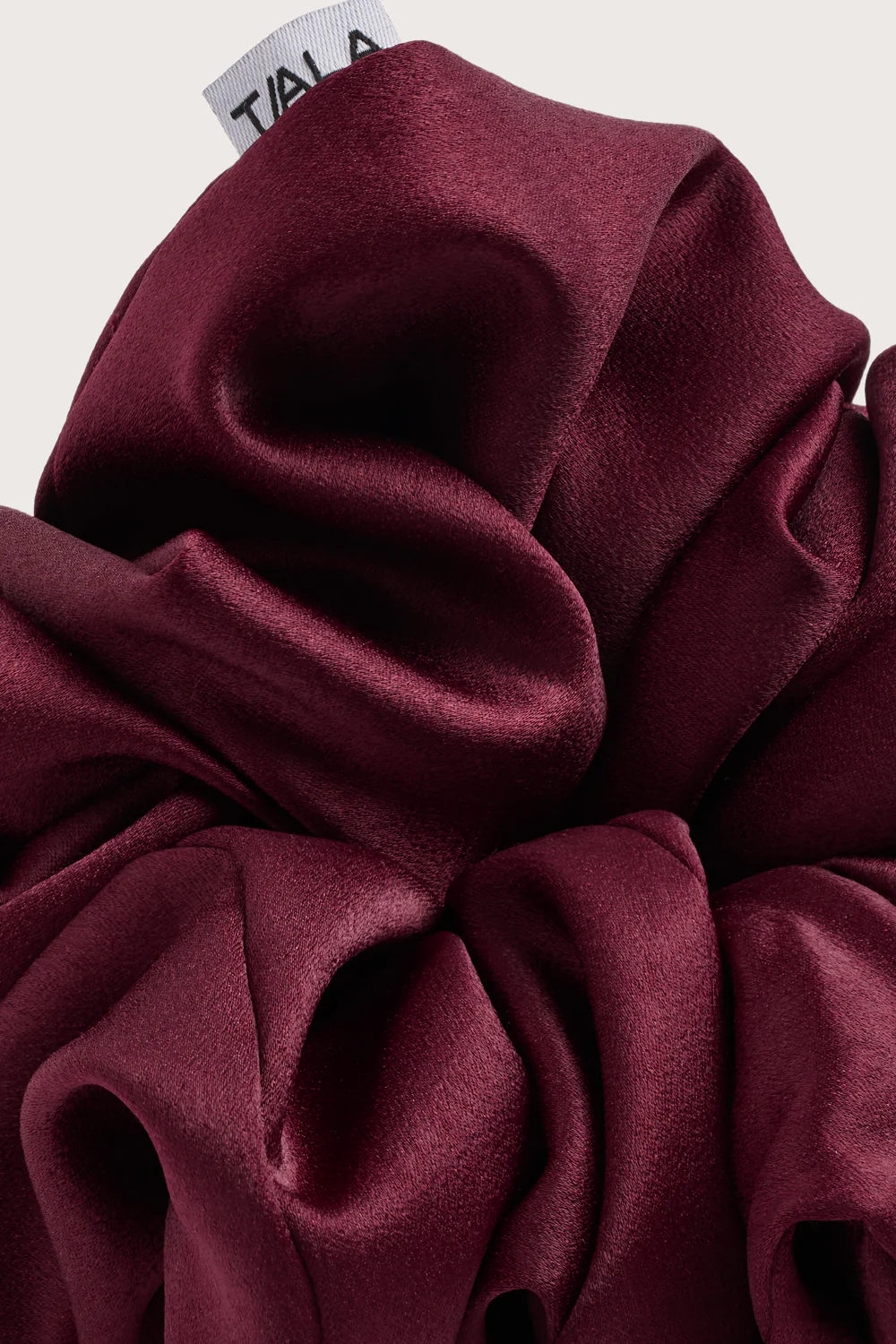 XL Satin Scrunchie - Port Red - Image 3